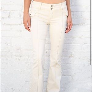 Brandy Melville Agatha pants - ivory